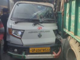 बहराइच में पिकअप-ट्रॉली की भिड़ंत में ड्राइवर चोटिल: जमुनहा बाबागंज बाजार में हुई दुर्घटना, एक बाइक सवार भी घायल – Bakhtawar Gaon(Nanpara) News