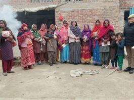 श्रावस्ती में बहू-बेटी सम्मेलन आयोजित:बाल विवाह, दहेज प्रथा और गुड टच–बैड टच पर जानकारी दी