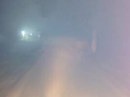 बस्ती में घना कोहरा, शीतलहर का प्रकोप:सड़कों पर आवाजाही हुई मुश्किल, दुर्घटना का खतरा