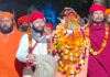 पीर रतन नाथ योगी की महायात्रा नेपाल रवाना:बलरामपुर में शक्तिपीठ देवीपाटन से कड़ी सुरक्षा के बीच विदाई