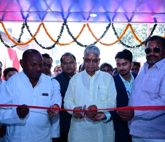 गांगी बाजार में एसबीआई शाखा का शुभारंभ:पनियरा विधायक ने किया उद्घाटन, लोगों को मिलेगी सुविधा