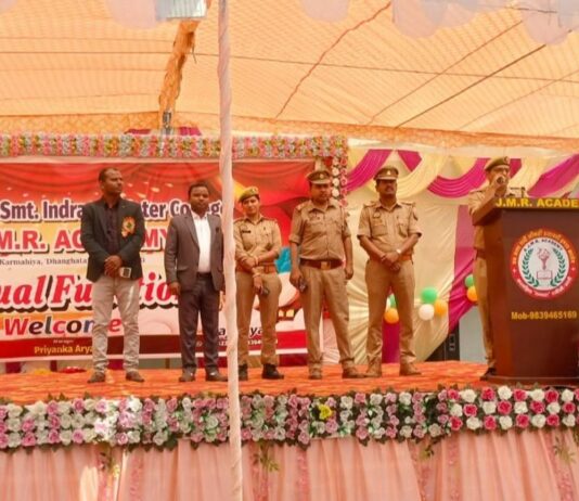 रुधौली के निजी कॉलेज में वार्षिकोत्सव:डीआईजी त्यागी और एएसपी श्याम कांत रहे मुख्य अतिथि