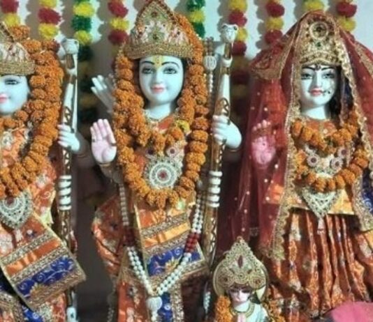 श्रीराम जानकी हनुमान मंदिर की प्राण प्रतिष्ठा संपन्न:बस्ती में श्रीराम नवमी पर हुआ भव्य समारोह, जुटे हजारों भक्त