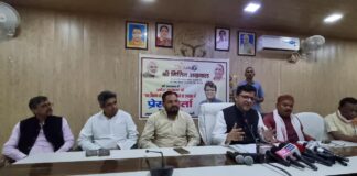 प्रभारी मंत्री ने सरकार के ’’नव निर्माण के नौ वर्ष’’ पूर्ण होने के अवसर पर प्रेसवार्ता कर गिनाई उपलब्धियां