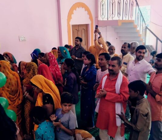 नासिरगंज में श्रीराम जन्मोत्सव का भव्य आयोजन:गाजे-बाजे के साथ मनाया गया प्रभु का प्राकट्य उत्सव