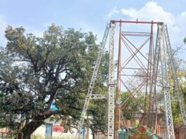 रामरेखा मंदिर पर 31 मार्च को लगेगा मेला:झूले और दुकानों से सजने लगा मेला परिसर, रामयुग से जुड़ी मान्यता