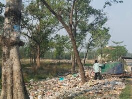 कूड़ाघर बना बेकार:नवाबगंज में सड़क किनारे डंप हो रहा कचरा; राहगीर और छात्र परेशान