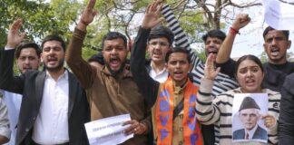 जम्मू यूनिवर्सिटी के सिलेबस में जिन्ना का जिक्र, ABVP का कैंपस में भारी बवाल