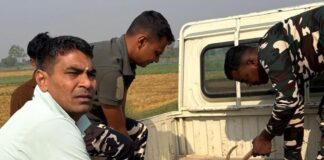 जंगली कुत्तों के हमले से घायल चीतल का रेस्क्यू:महराजगंज में SSB टीम ने बचाई जान, वन विभाग को सौंपा