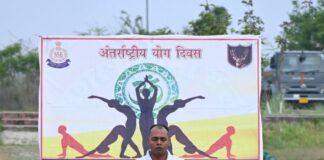 22वीं वाहिनी एसएसबी में योगाभ्यास:अंतर्राष्ट्रीय योग दिवस 2026 काउंटडाउन के तहत आयोजन