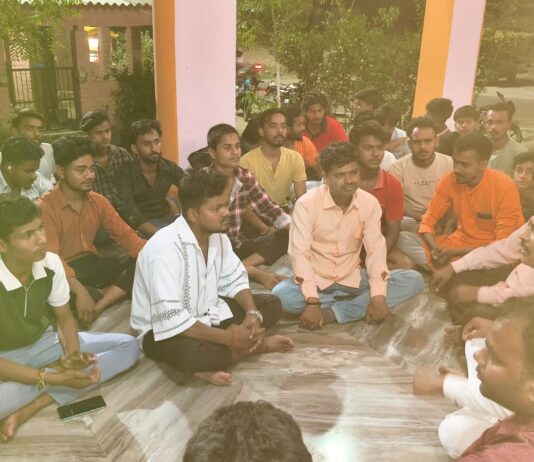 चौक में राष्ट्रीय बजरंग दल का हनुमान उत्सव सम्पन्न:पावन देवी चौराहे पर धूमधाम से हुआ आयोजन, बड़ी संख्या में श्रद्धालु शामिल