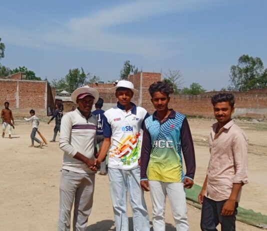 एजाज इलेवन ने अंतिम लीग मैच जीता:नासिरगंज चंदन कोटिया के नसरुद्दीन ने किया उद्घाटन