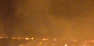 सिद्धार्थनगर में गेहूं कटाई के बाद खेतों में लगी आग:कई गांव प्रभावित, आसमान हुआ लाल; नियम बेअसर, पर्यावरण और सुरक्षा पर बढ़ा खतरा