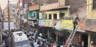 घाटमपुर में शॉर्ट सर्किट से लगी भीषण आग से एक की मौत, पांच झुलसे