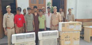 लखनऊ में 24 घंटे में चोरी का खुलासा: 5 शातिर गिरफ्तार, 3 स्प्लिट एसी बरामद