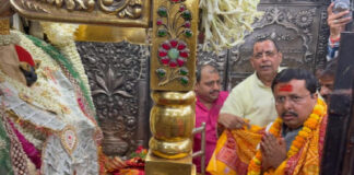 भाजपा अध्यक्ष नितिन नवीन ने मां विंध्यवासिनी धाम में किया दर्शन-पूजन
