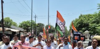 कांग्रेस महिला मोर्चा का धरना-प्रदर्शन:जनसमस्याओं को लेकर मुख्यमंत्री को संबोधित ज्ञापन सौंपा