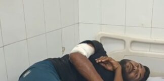 बहराइच के कतर्नियाघाट में युवक पर तेंदुए ने किया हमला:बाइक सवार युवक घायल; अस्पताल में भर्ती, बाजार से लौटते वक्त हुआ हमला