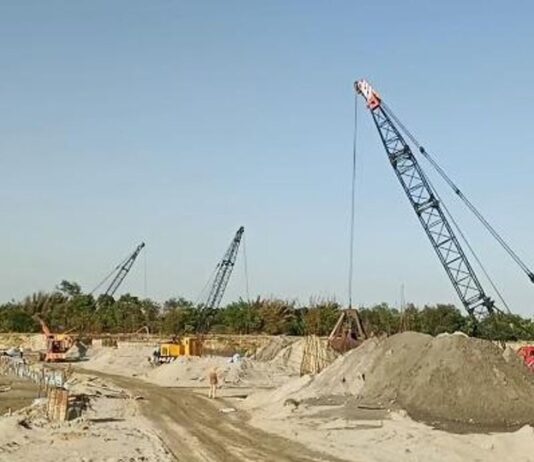 राप्ती नदी पर पुल निर्माण शुरू:श्रावस्ती-बलरामपुर के लोगों को मिलेगी बेहतर कनेक्टिविटी