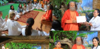 परमार्थ निकेतन में योग प्रशिक्षण सम्पन्न,स्वामी चिदानन्द ने दिया आत्मजागरण का संदेश