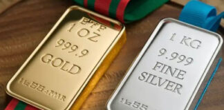 सर्राफा बाजार में महंगा हुआ सोना, चांदी के भाव में मामूली गिरावट