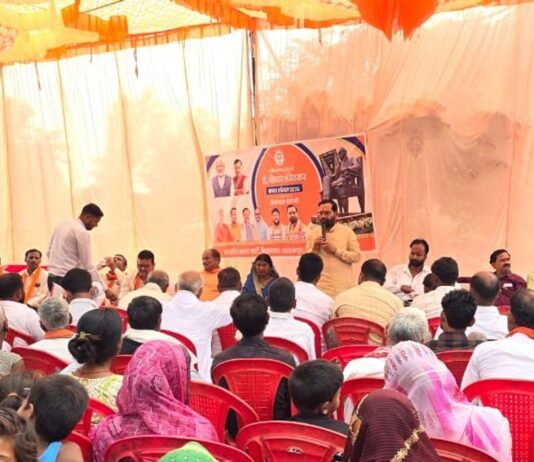 विधायक सुभाष त्रिपाठी ने डॉ. अंबेडकर कार्यक्रम को संबोधित किया:मोतीपुरवा बजरिया में हुआ आयोजन, बाबा साहब के विचारों पर जोर