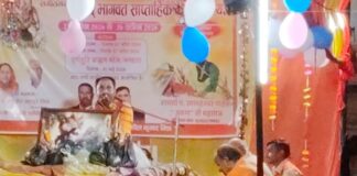 मध्यनगरा में श्रीकृष्ण जन्मोत्सव:श्रीमद्भागवत कथा के दौरान श्रद्धालुओं ने मनाया, पंडाल जयघोष से गूंजा