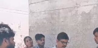 श्रावस्ती में मक्के के खेत में मिला युवक का शव:परिजनों ने प्रेम-प्रसंग में हत्या का लगाया आरोप, गले पर निशान से बढ़ा संदेह; जांच जारी