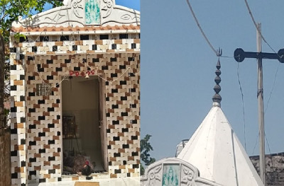 आगरा में मंदिर त्रिशूल से करंट का हादसा, पूजा करती महिला की मौत