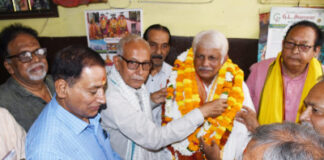 श्री संकटमोचन मंदिर के महंत को दिया गया ‘वाह पखावजबाज वाह’ सम्मान