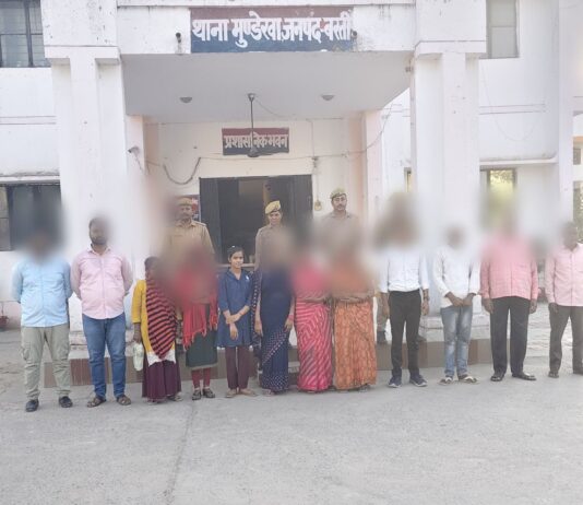 शांति भंग की आशंका पर 12 लोग गिरफ्तार:मुंडेरवा पुलिस ने 6 पुरुष और 6 महिलाओं को न्यायालय भेजा