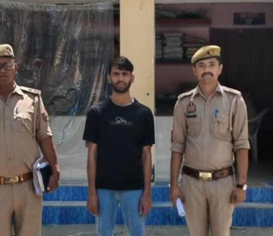 नाबालिग को ले जाने का आरोपी गिरफ्तार:बस्ती पुलिस ने सोनवालिया मोड़ से वांछित अभियुक्त को पकड़ा