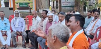 ऐचनी में जयघोष से गूंजा ब्रजडेश्वर धाम:अक्षय तृतीया पर मनी परशुराम जयंती, मानस पाठ के बाद आरती में उमड़ा जनसैलाब