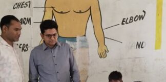 डीएम निरीक्षण में 4 शिक्षकों का वेतन कटा:असनहरा प्राथमिक विद्यालय में मिड डे मील बंद, गंदगी पर कार्रवाई