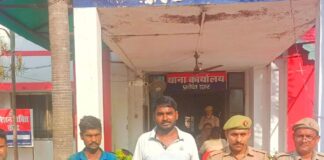 बस्ती में शांतिभंग के आरोप में तीन गिरफ्तार:वाल्टरगंज पुलिस ने अलग-अलग गांवों से युवकों को पकड़ा