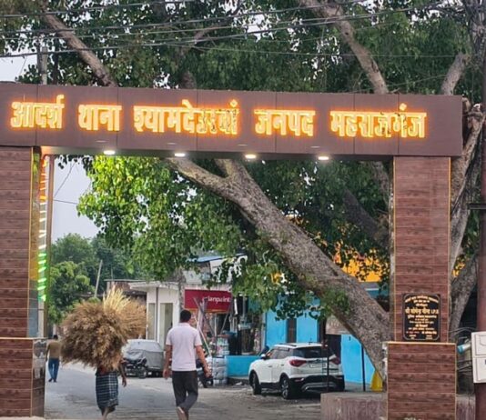 श्यामदेउरवा में चाकू के साथ युवक गिरफ्तार:वाहन चेकिंग में युवक पकड़ा, पुलिस को देखकर घबराया को हुआ शक