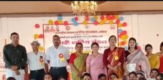 बस्ती में रामायण शक्ति उत्सव:उर्मिला के त्याग और शबरी की भक्ति की हुई चर्चा, 150 मेधावी छात्राओं को मिला सम्मान