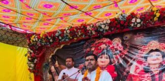 पाऊं गाँव में भागवत कथा का आठवां दिन:पं. सुरेन्द्र शास्त्री ने सुनाए सुदामा चरित्र, परीक्षित मोक्ष प्रसंग