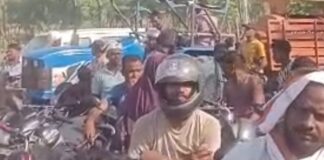 श्रावस्ती में पेट्रोल-डीजल के लिए लंबी कतारें:कड़ी धूप में कर रहे घंटों इंतजार, संचालक बोले- पंप को ‘ड्राई’ होने से बचा रहे