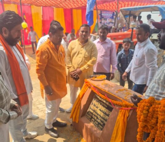 खानपुर में डॉ. अंबेडकर जयंती मनाई गई:प्रमुख प्रतिनिधि ने इंटरलॉकिंग सड़क का लोकार्पण किया