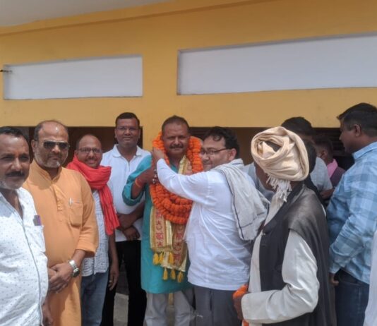 बस्ती में भाजपा कार्यकर्ताओं में खुशी की लहर, राकेश शर्मा बने जिला मंत्री