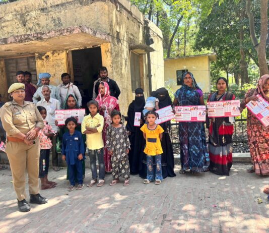 मिशन शक्ति–5: सशक्त नारी–सुरक्षित समाज की दिशा में श्रावस्ती पुलिस का व्यापक जनजागरूकता अभियान*