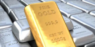 सर्राफा बाजार में फिसला सोना, चांदी के भाव में कोई बदलाव नहीं