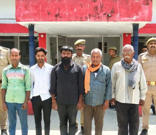 कप्तानगंज पुलिस ने पांच गैर जमानती वारंटी गिरफ्तार किए:बस्ती जिले में अभियान के तहत हुई कार्रवाई