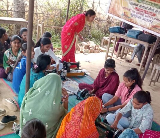 बहराइच में निःशुल्क सिलाई-कढ़ाई केंद्र का शुभारंभ:महिलाओं को आत्मनिर्भर बनाने की दिशा में नई पहल