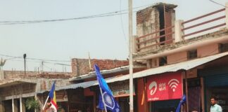 महराजगंज में अंबेडकर जयंती पर कार्यक्रम:युवा संघर्ष समिति ने रैली निकाली, युवाओं में दिखा उत्साह