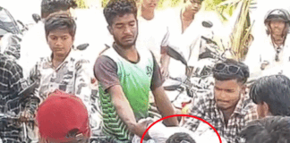 लू में पेट्रोल के लिए लाइन में खड़ा युवक बेहोश:सिद्धार्थनगर में पेट्रोल-डीजल की किल्लत, पंपों पर अफरातफरी और हाईवे जाम