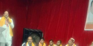 रुधौली में डॉ. अंबेडकर सम्मान गोष्ठी आयोजित:भाजपा नेताओं ने शोषित-वंचितों के सम्मान पर जोर दिया