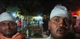 पॉवर हाउस लौट रहे दो संविदाकर्मियों पर हमला:लालगंज में बाइक सावर दबंगों ने लाठी-डंडों से पीटा, सिर पर चोटें