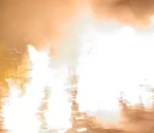 गोपीनाथपुर गांव में गन्ने की फसल में लगी आग:6 बीघा फसल जलकर राख, किसानों को भारी नुकसान